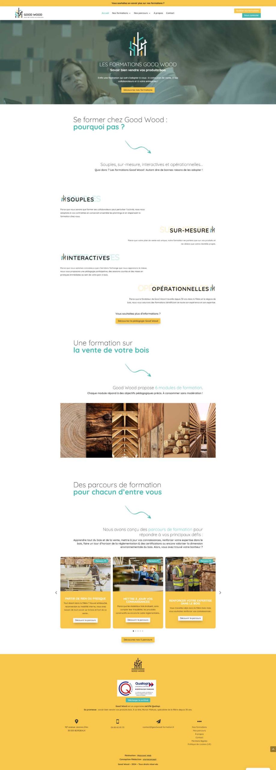 page-accueil-site-good-wood-formation Page d'accueil du site Good Wood